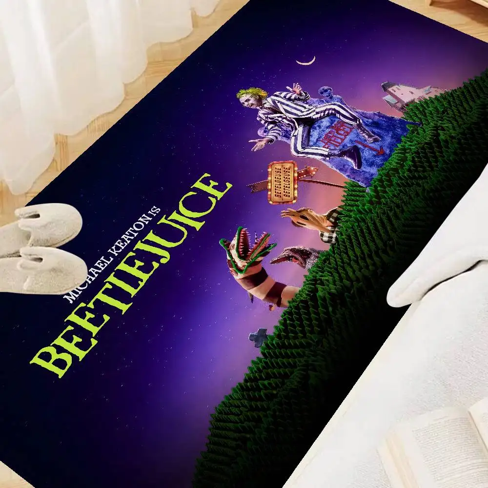Tim Burton Horror B-Beetlejuice Floor Carpet Nordic Style Home Doormat Bathroom-Toilet Mats Bedroom Hotel Decor Mat