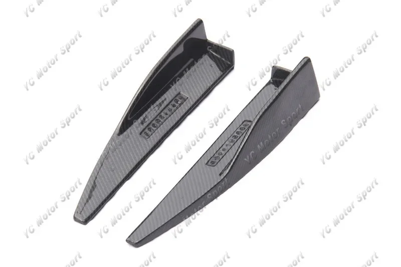 Car Accessories Carbon Fiber Roush Style Side Skirts Winglet 2pcs Fit For 2014-2016 Mustang Side Skirts Winglets