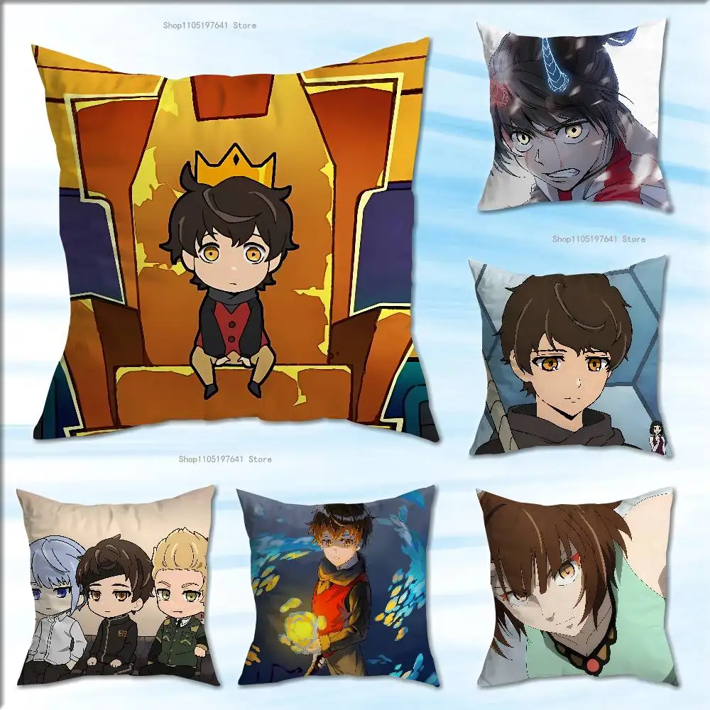 

T-Tower of G-God Comics Pillow Case cute cartoon anime peripheralsBedroom Sofa Decorative Cushion Cover Soft Cushion Cover