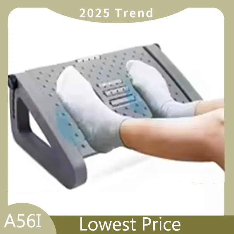 特別なマッサージローラーフットレスト、デスクの下に置く人間工学に基づいたフットスツール、自宅やオフィスでの痛みの緩和と快適さのために、ホワイト