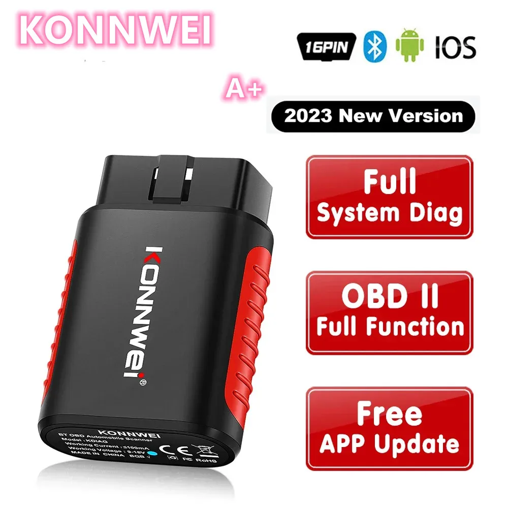 A+ KONNWEI KDIAG MINI Full System Auto Scanner Reset SAS EPB Service ECU Programmer OBD OBD2 Car Diagnostic Tool pk Thinkdiag