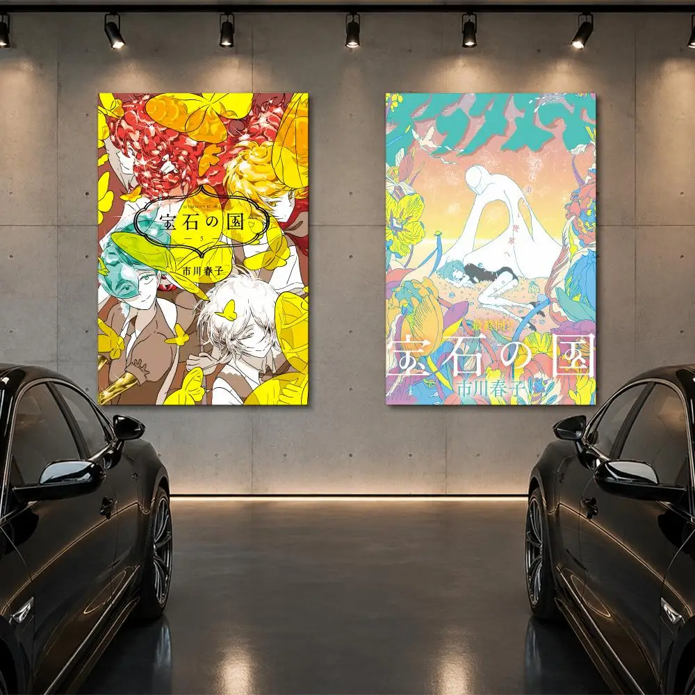 anime l-Land of the Lustrous Poster Room Decor Home Wall Art Printing Waterproof Garage BedRoom Posters Gift