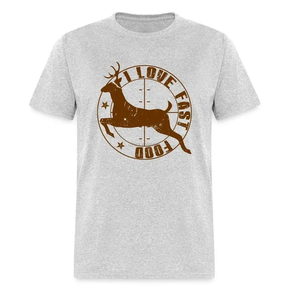 Funny Hunting Quotes Humor Deer Fast Food Mens T-Shirt