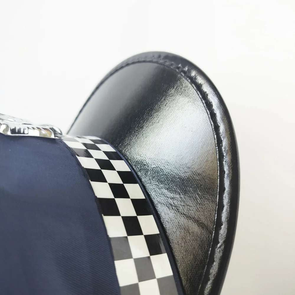 قبعة شبكة تصميم قبعة يتوهم قبعة الشرطة Y2k زي القبعات لحفلة الحدث تأثيري كرنفال #1