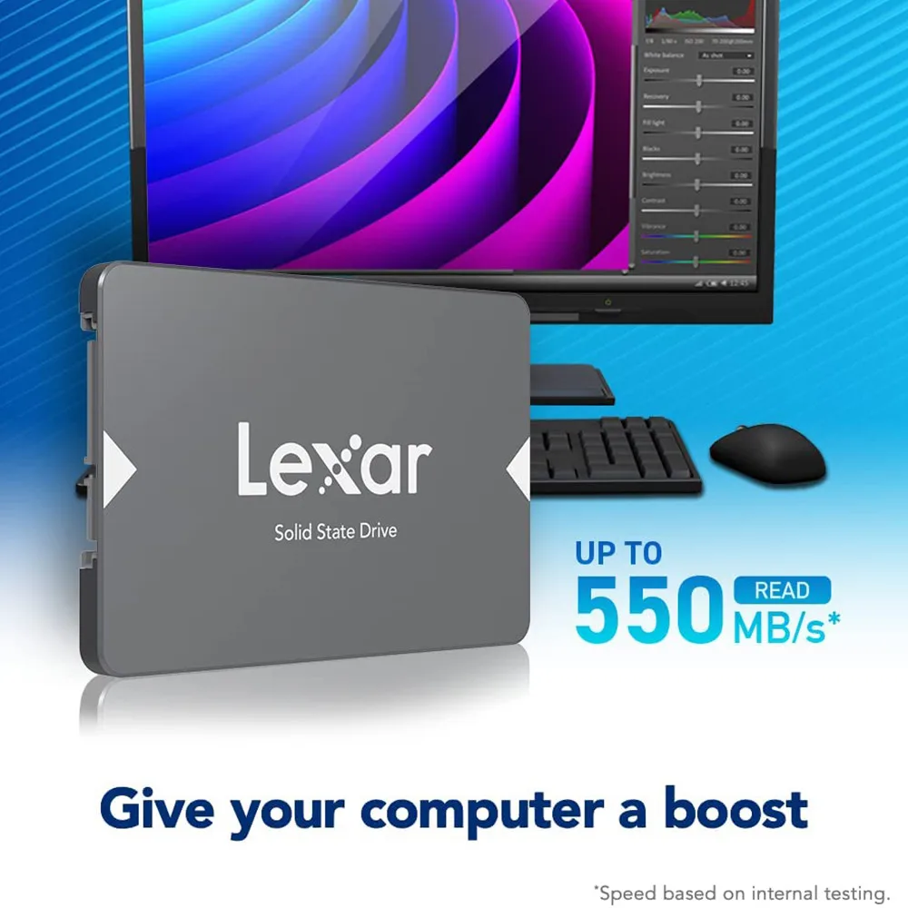 Lexar NS100 2.5 SATA III (6Gb/s) SSD 128GB 256GB 1TB 2TB 辞書2.5