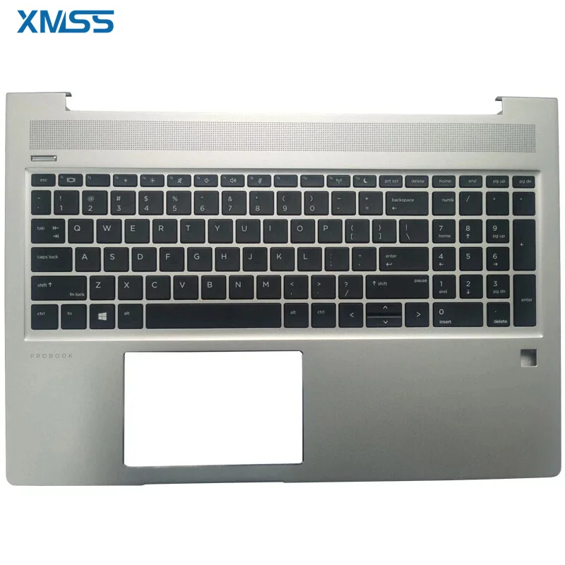 

New Palmrest Keyboard Non Backlit For HP ProBook 450 G6 G7 455 G6 G7 455R G6 G7