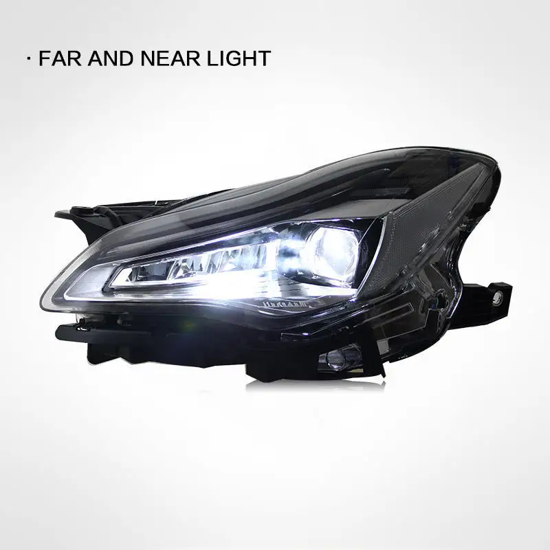 Conjunto de faros delanteros de luz LED para Maserati Quattroporte 2013 2014 2015 2016 2017 2018 2019 2020 2021, actualización de lámparas frontales LED completas