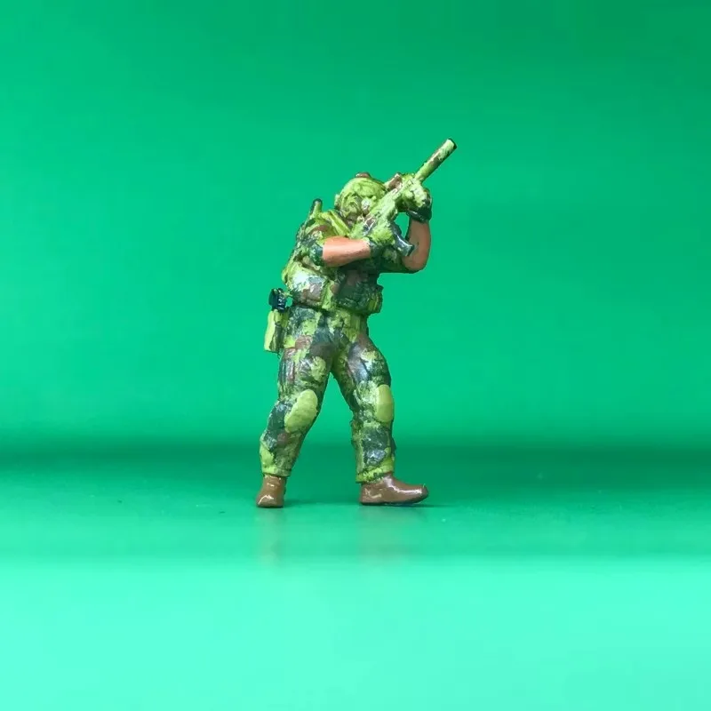 Model do druku 3D w skali 1:64, 6 sztuk żołnierzy, figurki akcji Sił Specjalnych US Navy SEALs, miniaturowe akcesoria do scen DIY, kolekcja.