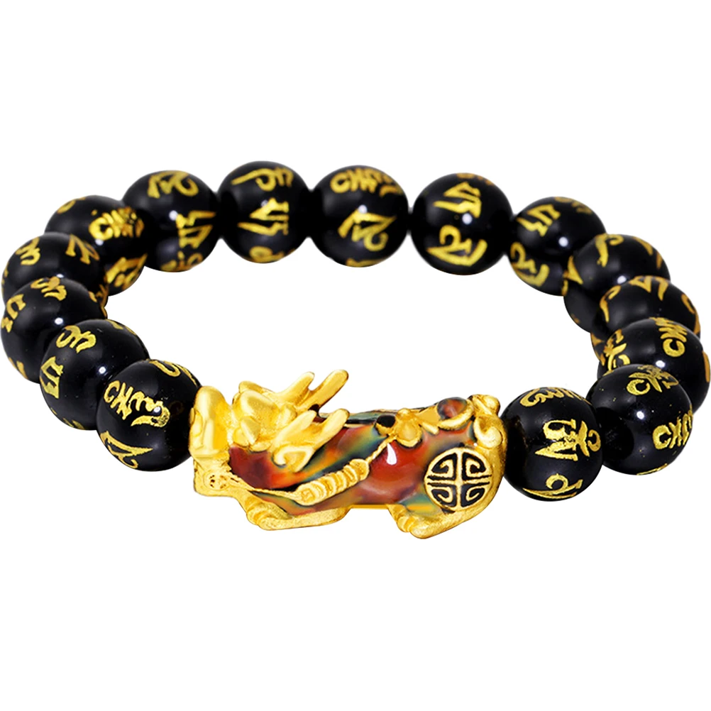 

Color-changing Bracelet Men Bead Bracelets Braclet Beaded Chinese Lucky for