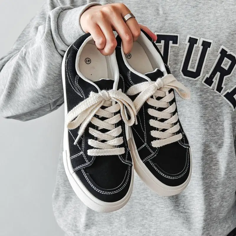 

Men's Casual Shoes High Quality Canvas Sneakers 2025 Summer Breathable Canvas Shoes Outdoor Sport Shoes for Men Vulcanized Shoe