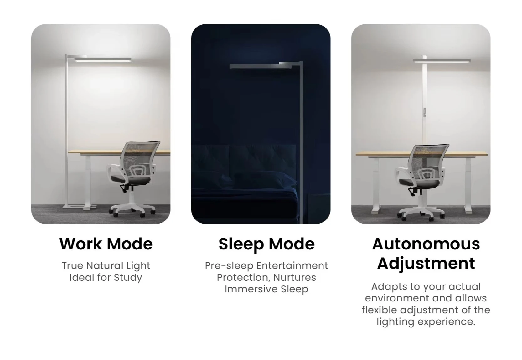 Certified Minimalist Metal Office LED Floor Lamp Adjustable Color Temperature Customizable Options Shiny Design High