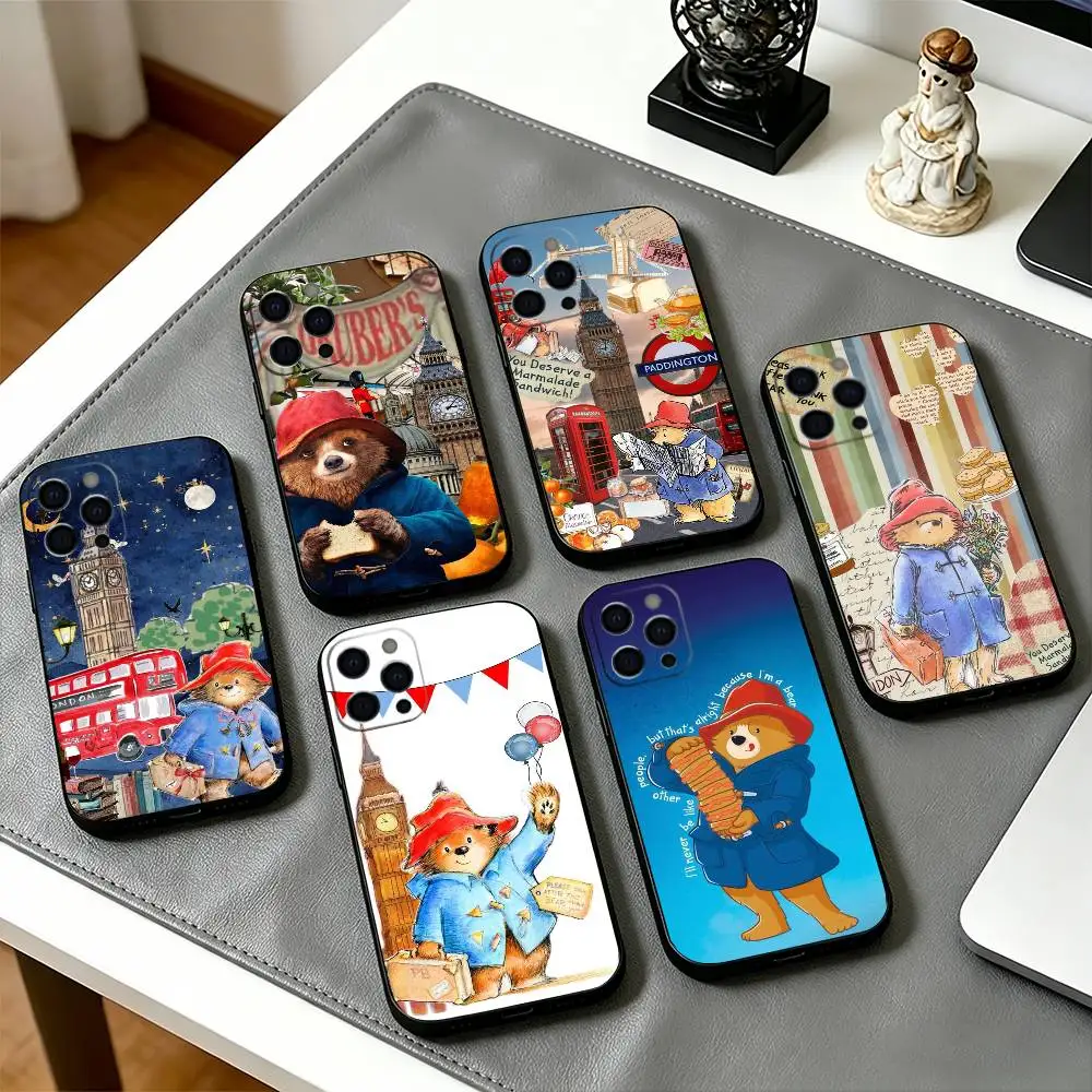 

Paddingtons Bear -T Phone Case Silicone Soft For IPhone 17 16 15 14 13 12 11 X XR Plus Pro Max Plus