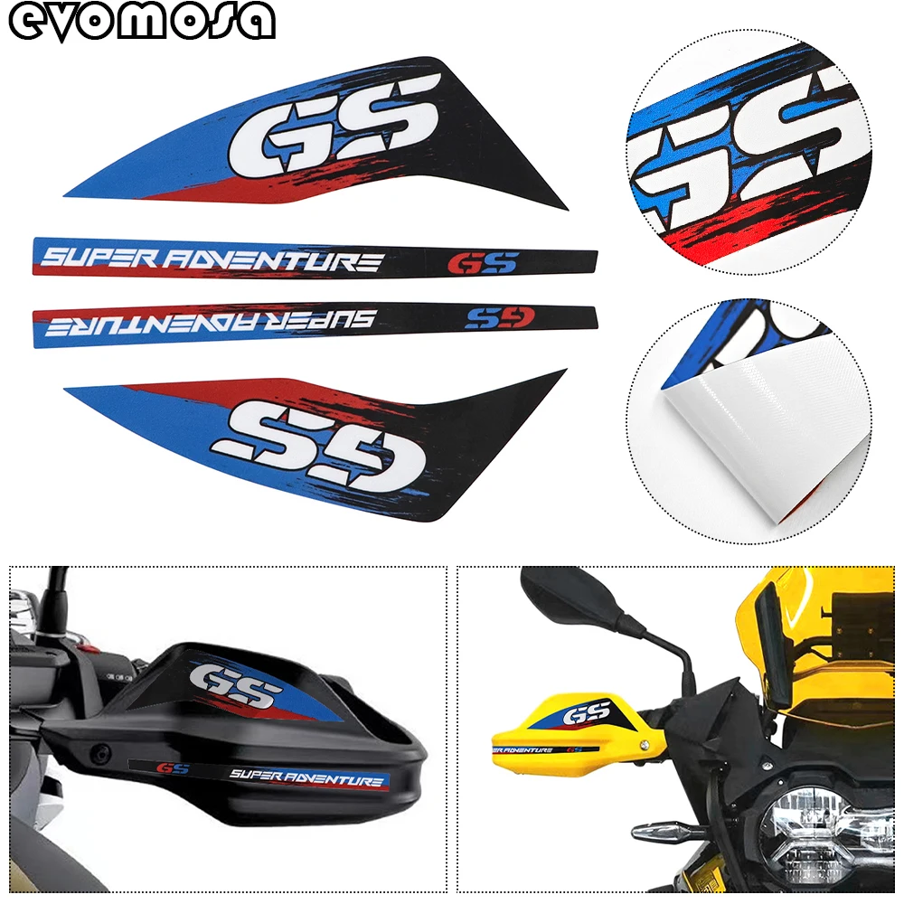 For R1200GS R 1250GS Adventure F850/750/650GS g310gs F900XR Motorcycle Handguard Decal Hand Guard Shield 40 Years GS Sticker