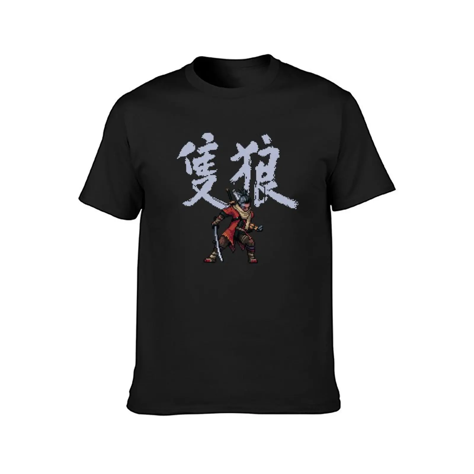 Sekiro Pixel Art T-Shirt blacks sports fans mens t shirts pack