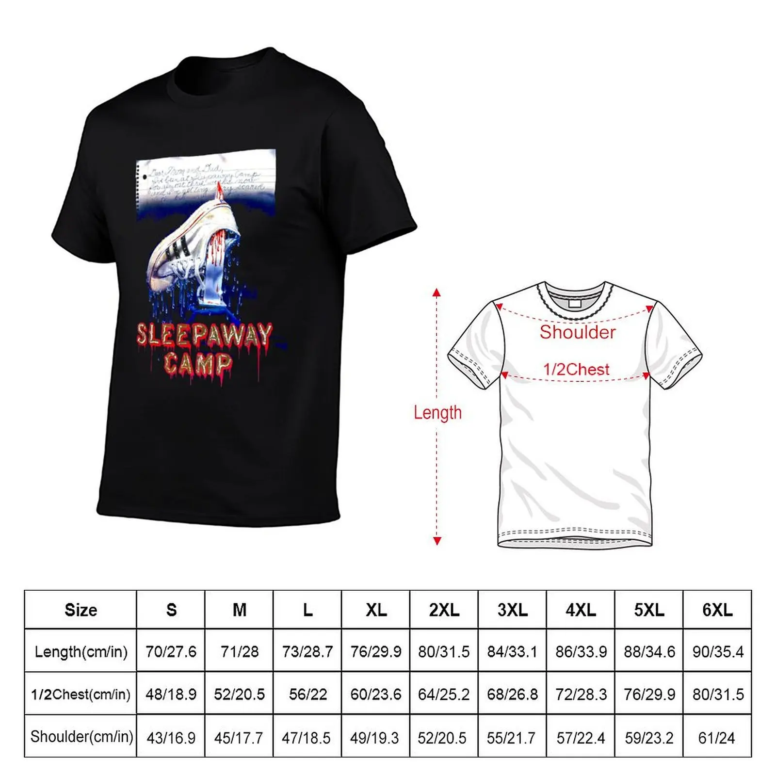 Sleepaway Camp (Black) T-Shirt Christmas Theme Tee Top