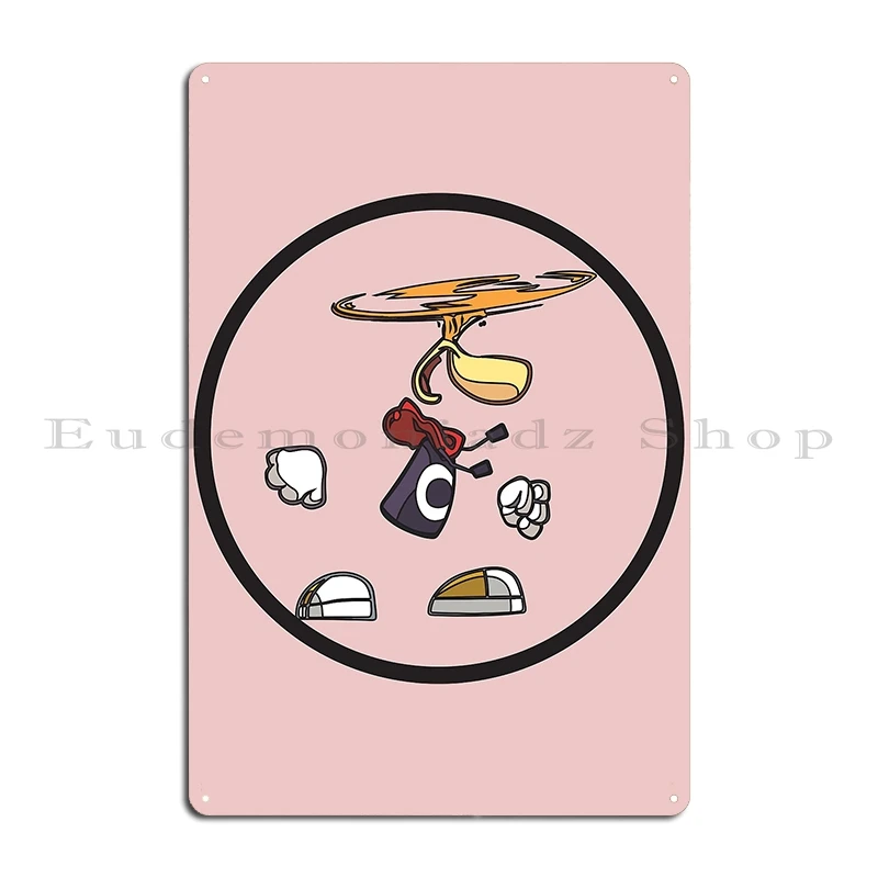 Rayman Legends علامات معدنية جدار ديكور جدار جدارية سينما تصميم Ales Mansay مع ملصقات لافتة من القصدير lum