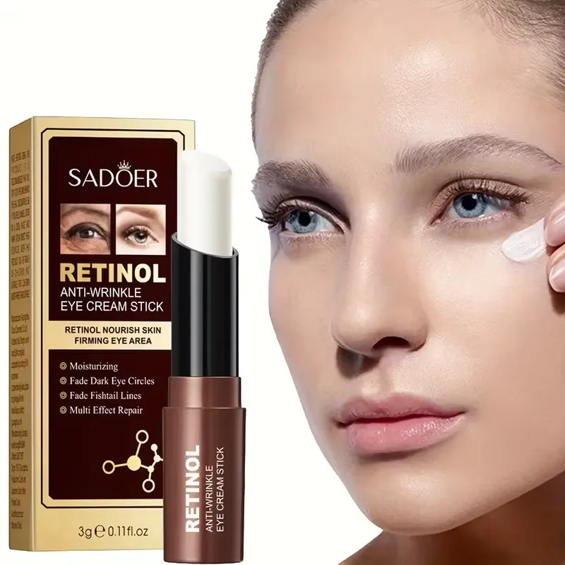 Retinol Firming Eye Cream Stick Improve wrinkles Dark Circles Under the Eyes Moisturizing Brightening Eye Skin Care Products