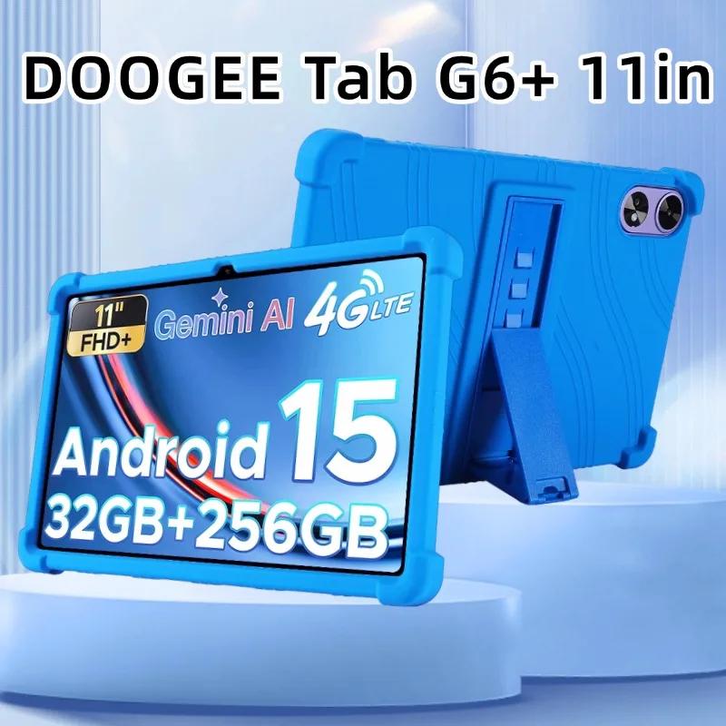 

Kids Case For DOOGEE Tab G6 Plus 11 inch 2025 Tablet Shockproof Cover for DOOGEE Tab G6+ 11" Soft Silicon Stand Protective Shell