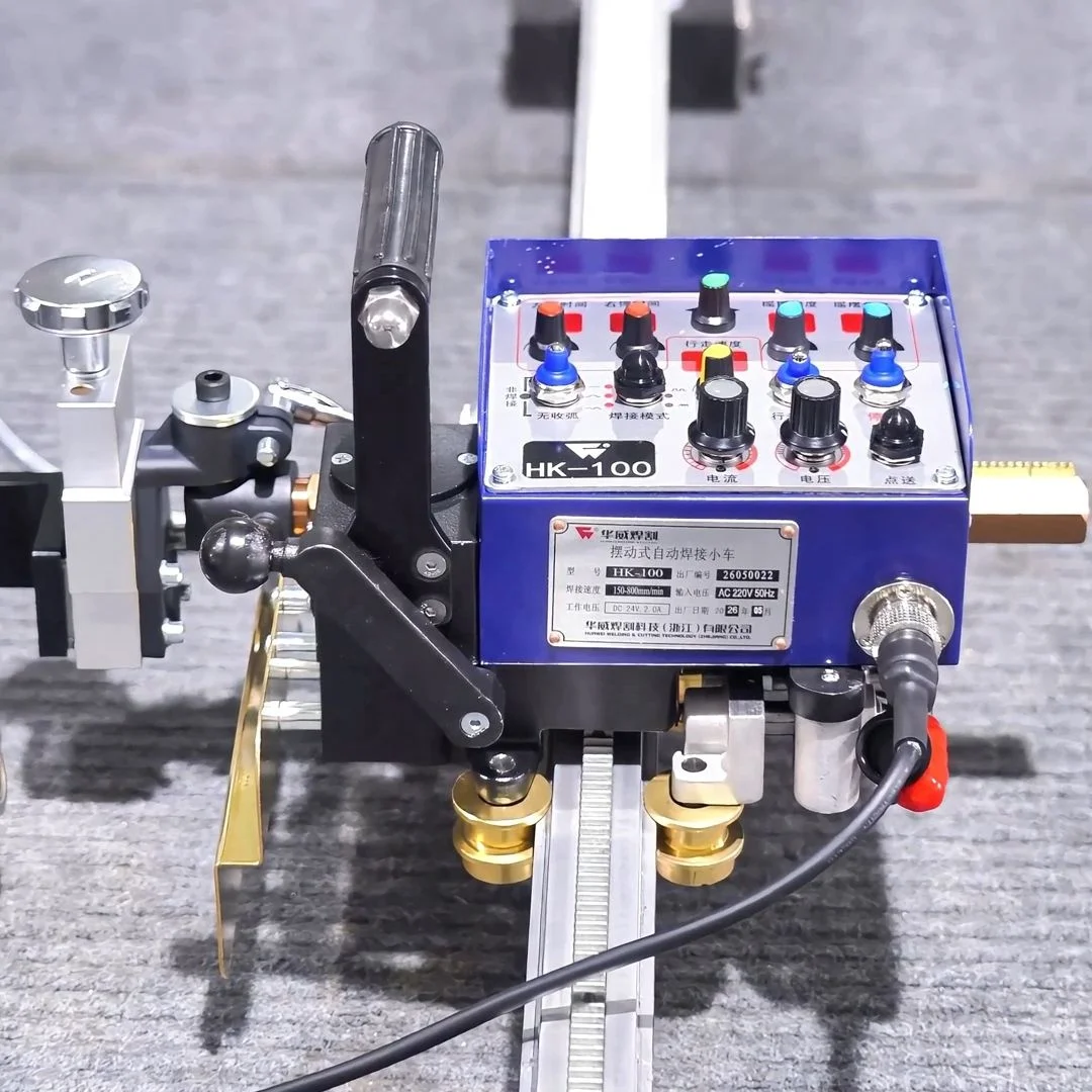 HK-100 Manual MIG Welding Carriage Oscillation Extendable Magnetic Rails Fillet Vertical Horizontal Overhead Welding