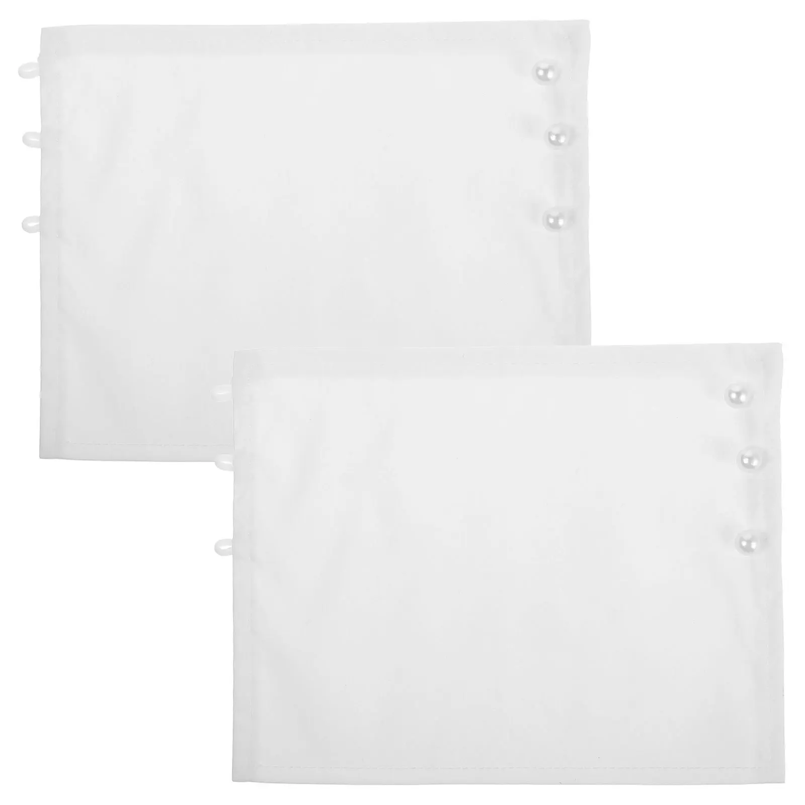 زوج واحد من الأكمام القطنية المزيفة، تصميم مريح للمعصم، أنيق للمناسبات الرسمية، الاجتماعات التجارية، ترقية أنيقة