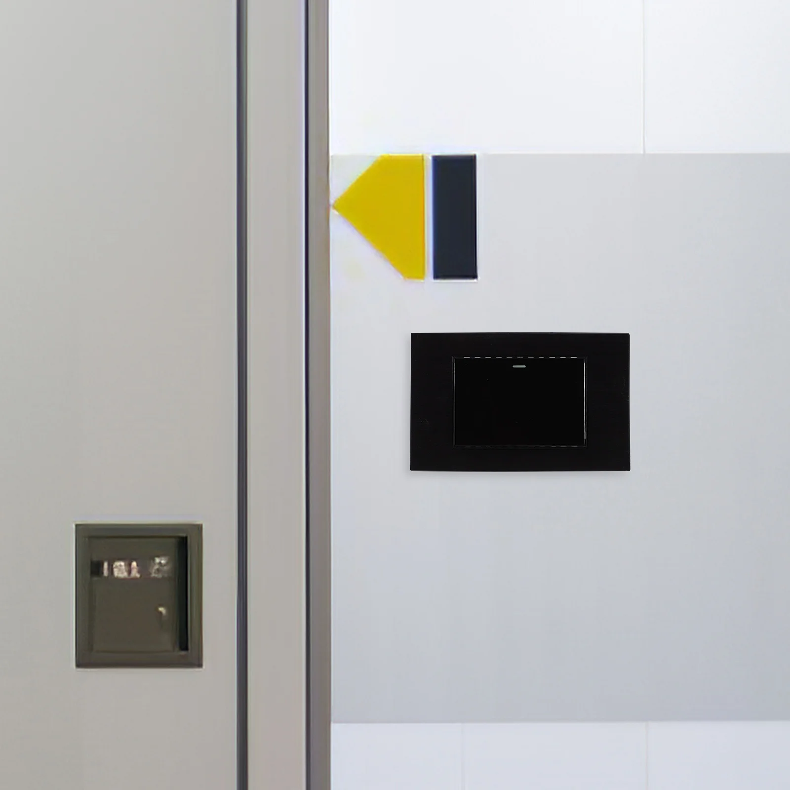 

Light Switch Panel Single Control Sturdy Modern Wall Switch Cover for Residential Use Comfortable Touch Feel