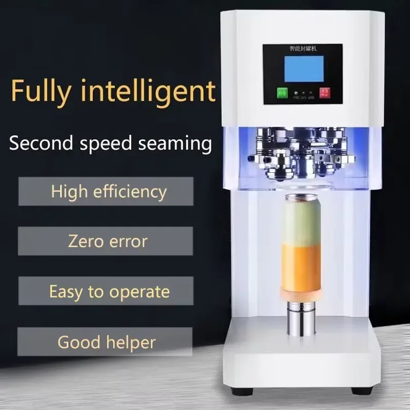 high efficiency cup sealing machine bubble juice can sealer machine