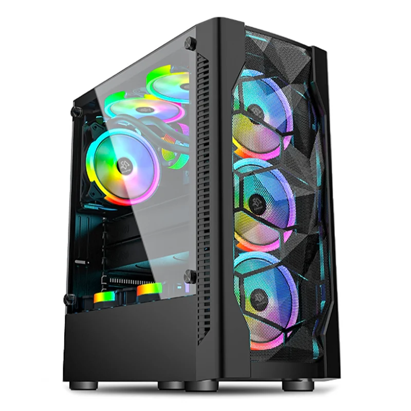 

Yeti game computer case ATX ITX m-atx medium tower game cabinet custom game transparent computer case tower