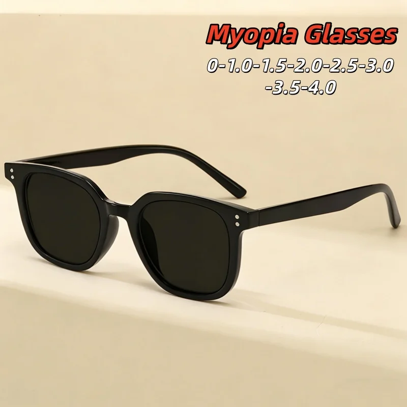 

Luxury Trend Myopia Glasses for Women Men Fashion Wear Take Sun Protection Designer Sunglasses Street Photography 0 To -4.0