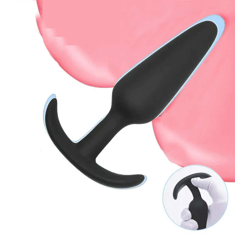 Consolador de silicona seguro para hombres y mujeres, tapón Anal Unisex, tapón Sexy, 3 tamaños diferentes, Juguetes sexuales para adultos, masajeador de entrenador