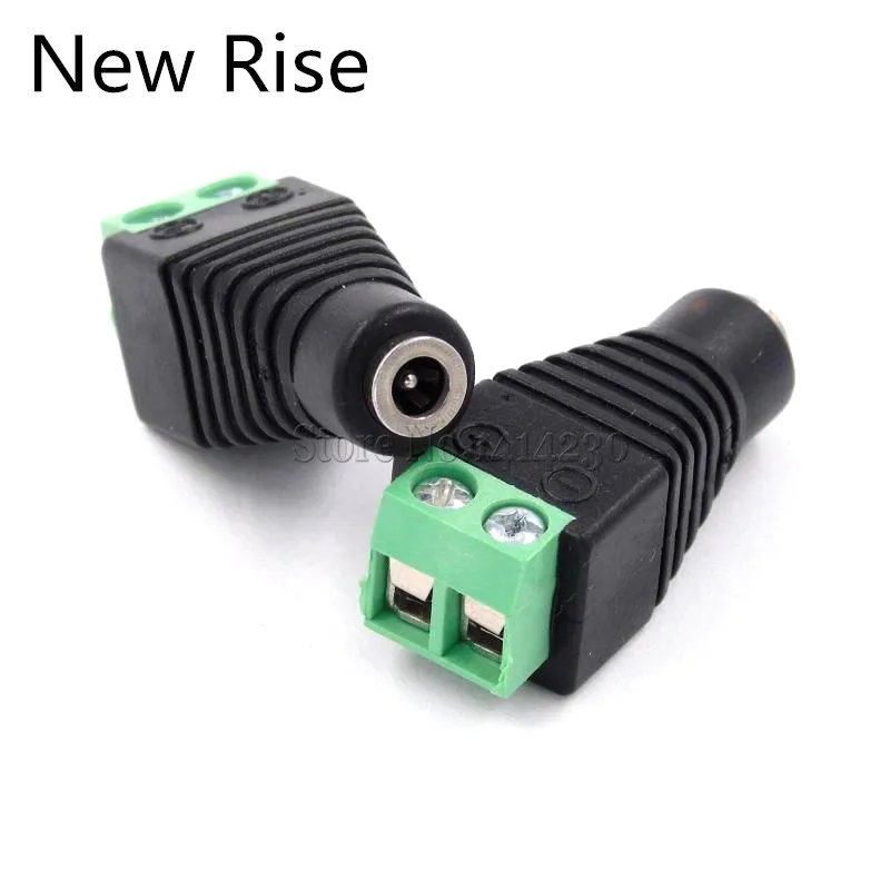 Male Female DC Power Plug Connector 2.1mm x 5.5mm 2.5mm x 5.5mm 1.35mm x 3.5mm Needn\'t Welding DC Plug Adapter 12V 24V For CCTV