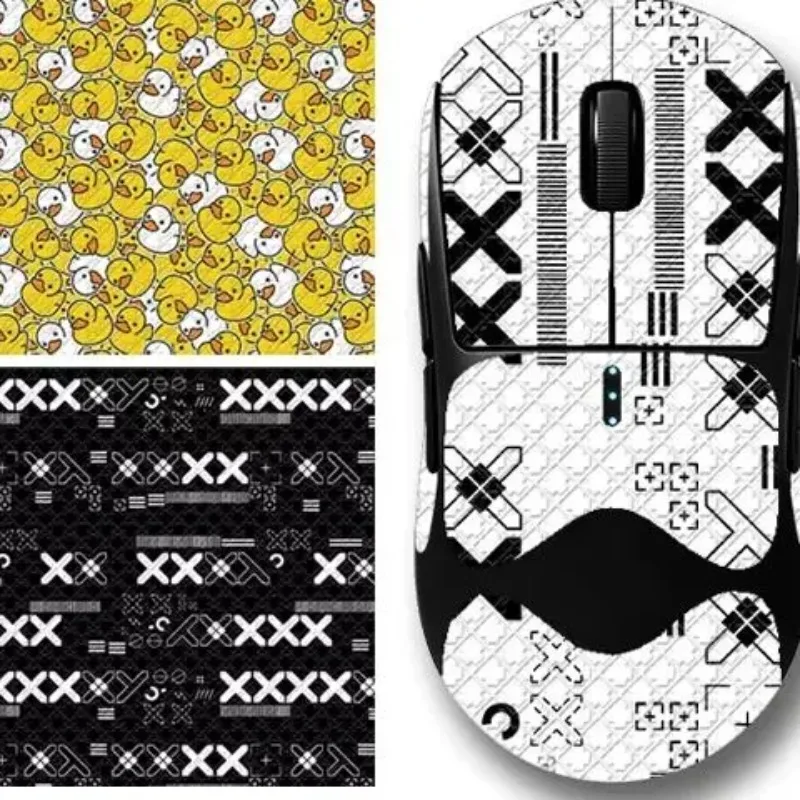 

Universal Anti-Slip Mouse Sticker DIY Sweat-Proof Grip Tape Wear-Resistant Gaming Sticker 15*11cm Included With Masking Tape