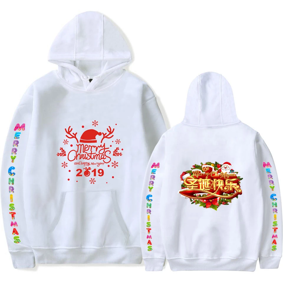 New Arrival Christmas Hoodies Men Casual Pullover Sweatshirt Sudadera Hombre Male Christmas Hoodie 2021 Fashion Tops