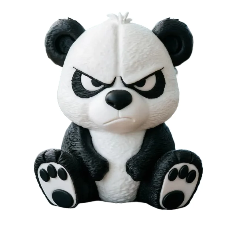 Panda-Skulptur-Ornament, geeignet für Heimdekoration, Autodekoration, Osterdekoration, Auto-Ornament, Schreibtisch-Ornament