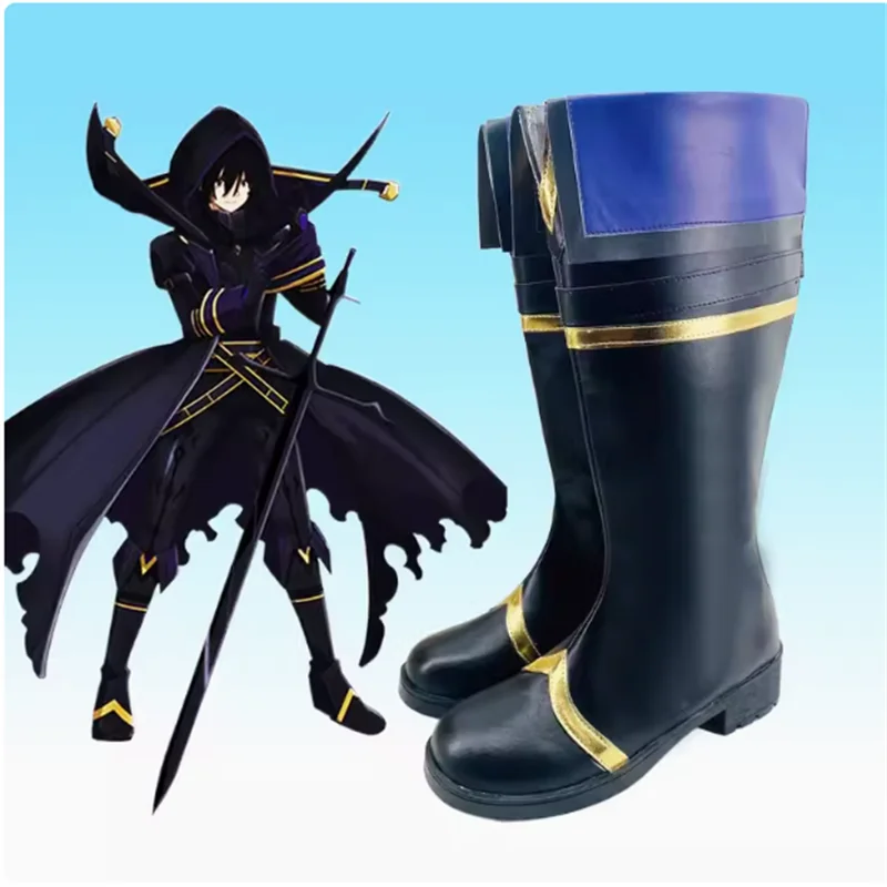 The Eminence in Shadow Cid Kageno Cosplay Shoes Boots Game Anime Women/Men Boots Halloween For Girl Boy PU Character Shoes