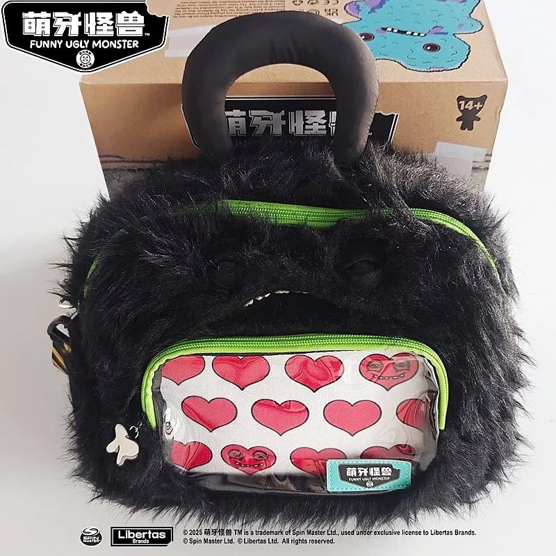 

Официальная сумка-кроссбоди FUGGLER Rainbow Furry Rabbit Monster с прозрачным карманом, повседневная наплечная сумка для фанатов аниме и коллекционеров игрушек