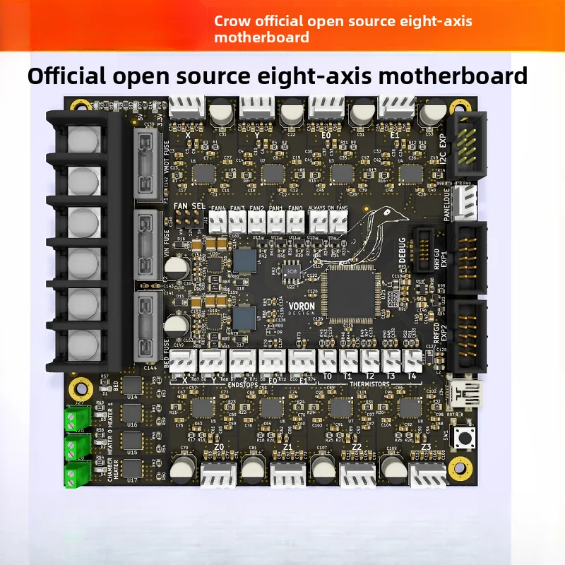 

Customized open-source VORON 2.4/1.9 official Raven motherboard SAMD51 chip eight-wheel drive 3D printer accessories