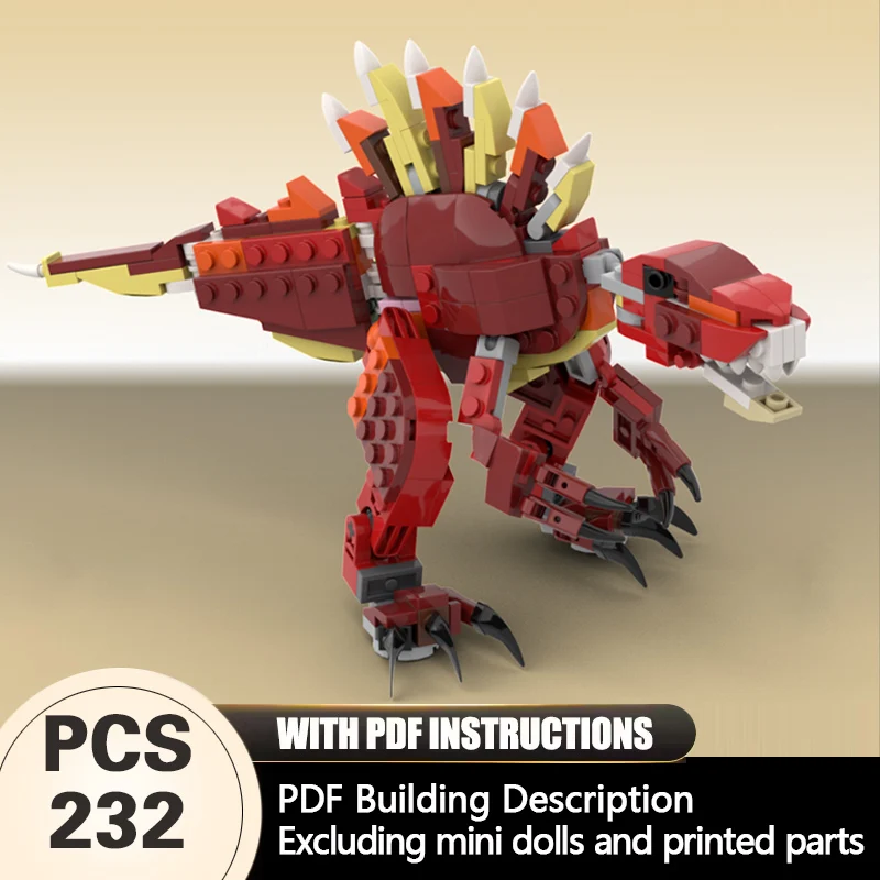 

Creators Animal Series Model MOC Building Bricks Spinosaurus Modular Technology Gifts Holiday Assemble Children Toys Suit