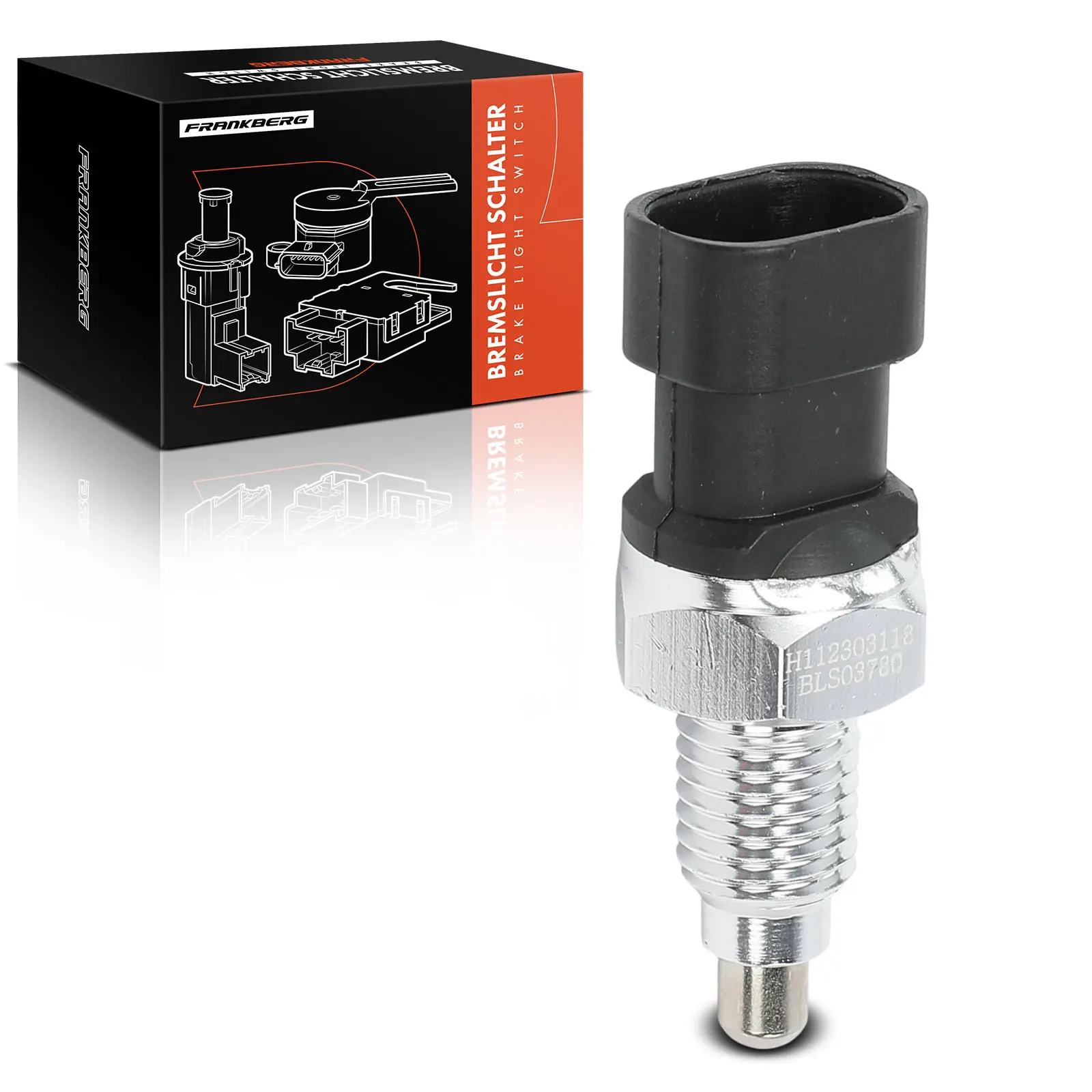 Frankberg 1x remlichtschakelaar voor Alfa Romeo Citroën Fiat Opel Saab 2002-2020 73503780