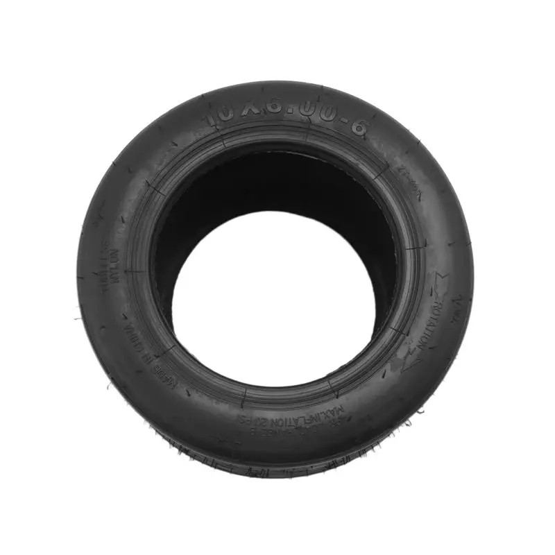 Customer Favorite 10X6.00-6 Tire Motorcycle Tubeless Tire Vacuum Road Electric Scooter Motor Tube 10 Inch Widened Tire 10X6.00-6