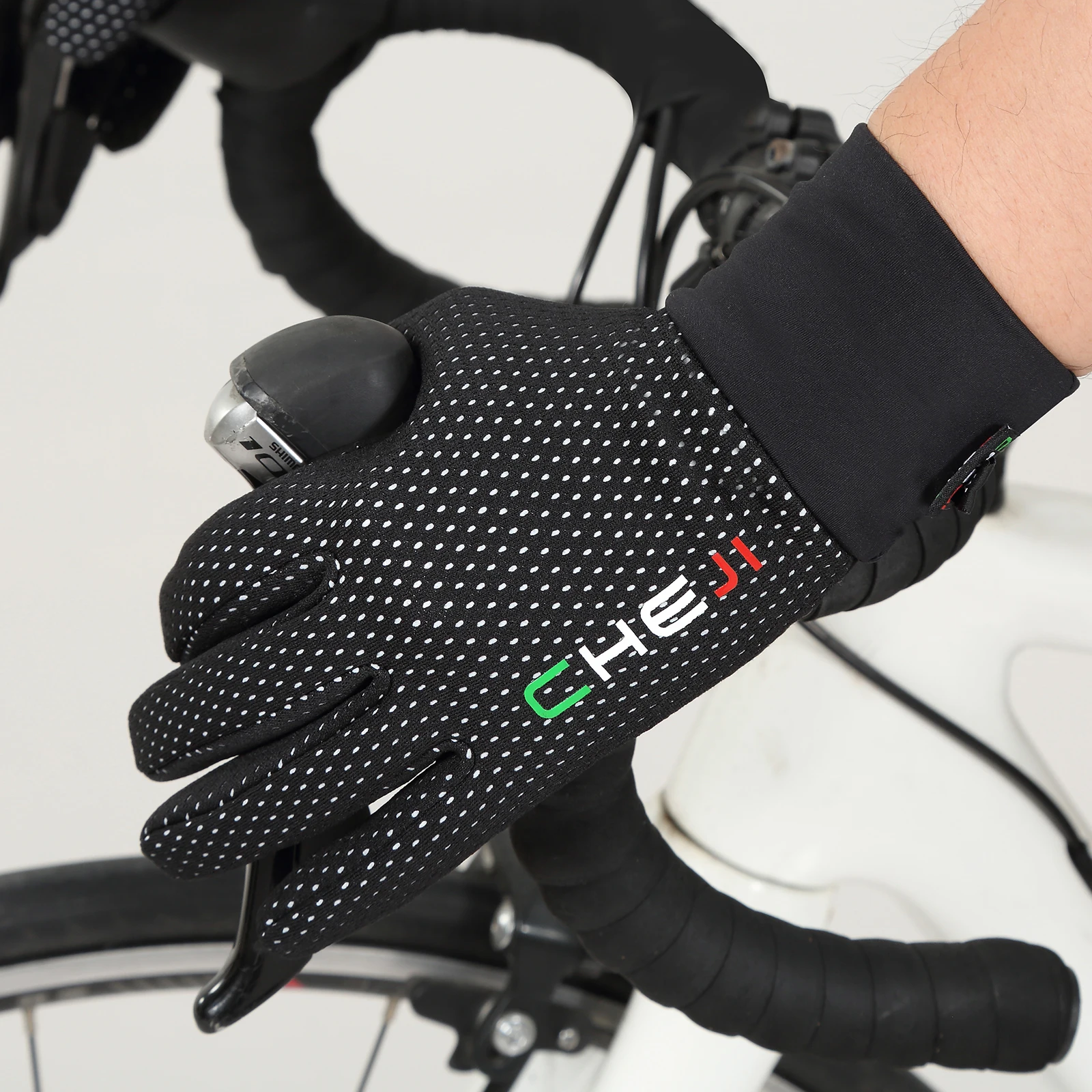 CHEJI-Full Finger Cycling Gloves for Men and Women, Fleece Cycling Equipment, Bicycle Accessories, Sports Entertainment, New