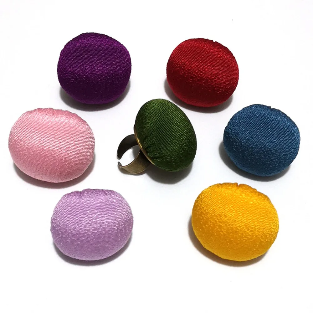 

2025 New Style and Wind Retro Monochrome Ring Pin Pin Pad Handmade Cross Stitch Fabric Creative Pin Bag Pin Pad