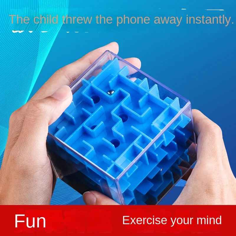 

Three-Dimensional Maze Toy Puzzle Entrance Game Ball Children's Cube Intelligence Space Thinking Training