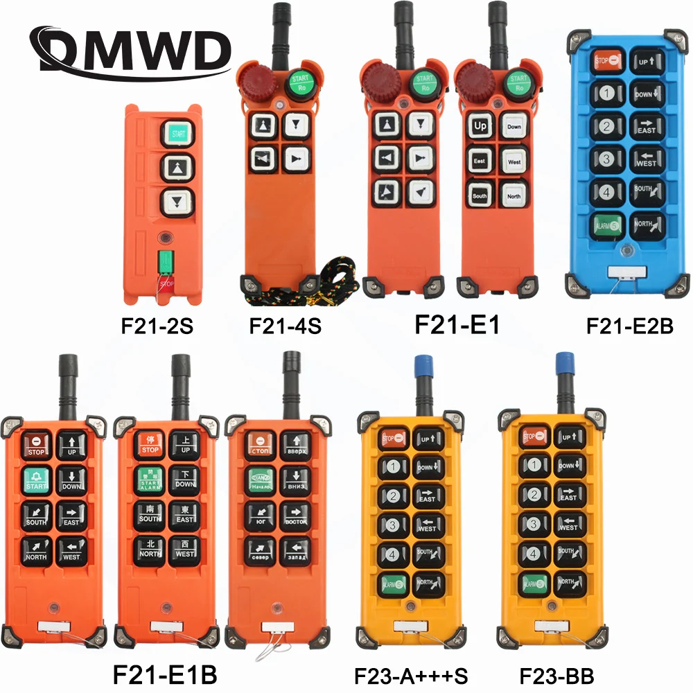Sólo 1 transmisor: F21-2S/4S/E1/E1B/E2B-8 F23-A++S F23-BB polipasto eléctrico interruptores inalámbricos control remoto de Radio industrial