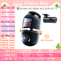 Global Version 70mai Dash Cam 4K Omni X800 360° Rotating Dual-Channel HDR Supported 4G Compatible Supercapacitor 70mai X800 Omni
