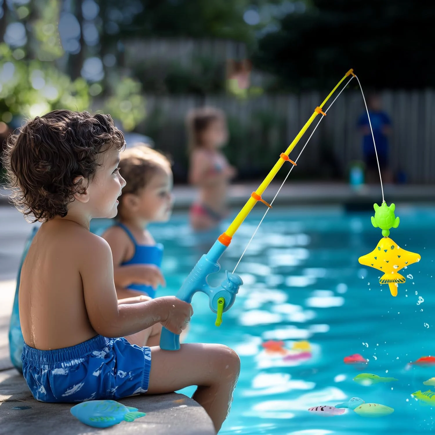 Juguete de pesca para bañera para niños, piscina, juguete de pez flotante de agua, juguetes interactivos para padres e hijos, juego de juguetes para niños, nuevo