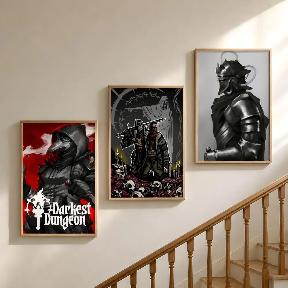 Game Darkest Dungeon Dismas Reynauld Poster Waterproof HD Modern Peel And Stick Wall Decor Bedroom Living Room Dorm Office