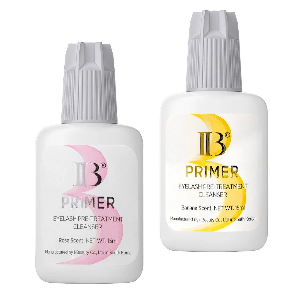 1 botella IB Banana Primer extensión de pestañas postizas Rosa Booster secado rápido larga duración tienda de belleza de Corea adhesivo fuerte Bonder