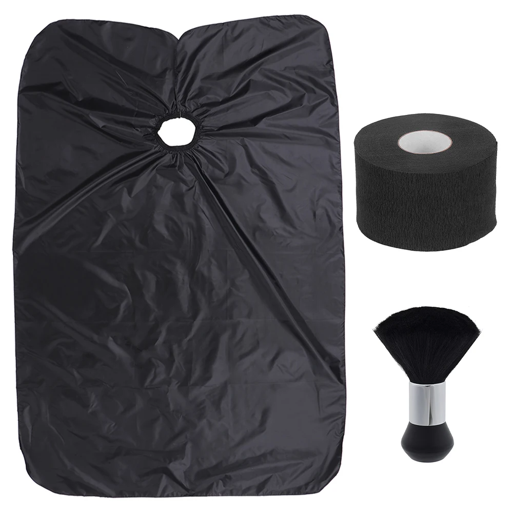 

Набор для стрижки волос, профессиональный парикмахерский костюм, черная накидка, устойчивая к волосам, легкая накидка для салона, набор фартуков для волос для детей и взрослых, тряпка