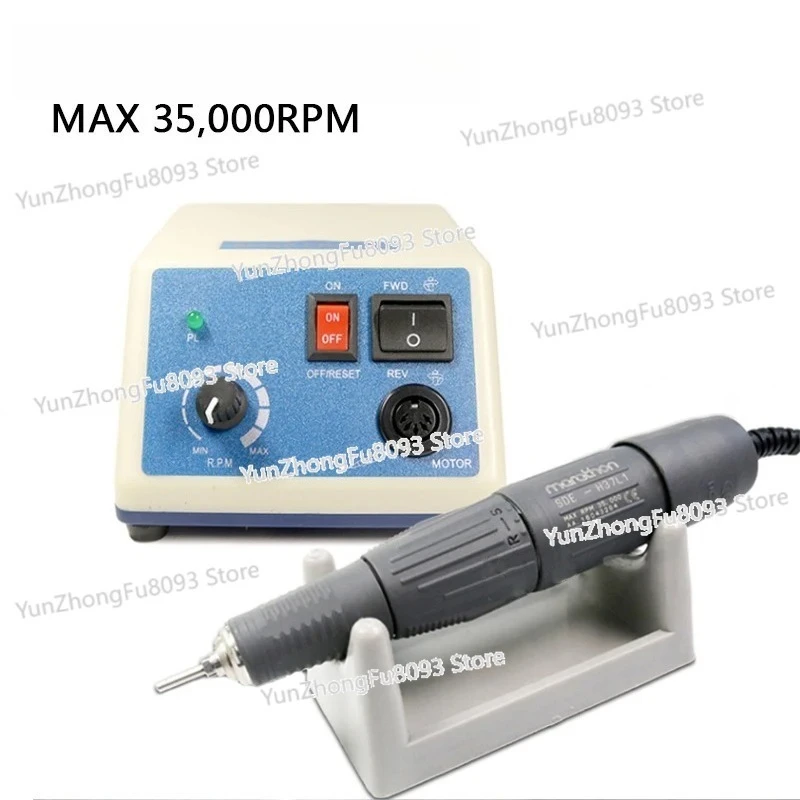 Micro Nail Polisher Dental Polisher Jewelry Carving Motor ESCORT +H37L1 Hand piece 35K