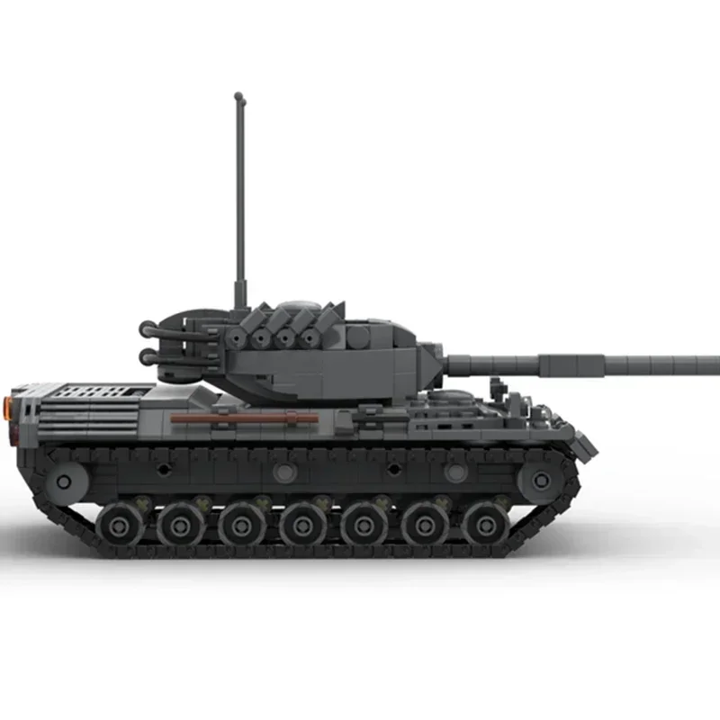 Model wojskowego samochodu pancernego Moc Klocki konstrukcyjne Leopard 1 Czołg Technologia Modułowe klocki Prezenty Zabawki świąteczne Zestawy DIY Montaż